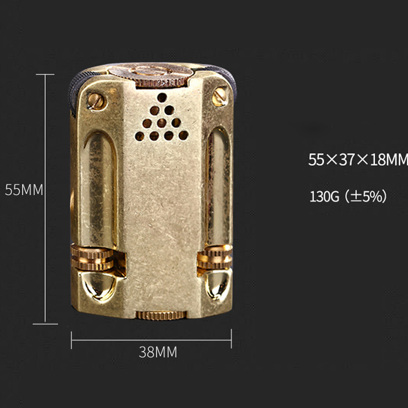 Vintage Zinc Alloy Dual Flint  - Vintage Collectible Lighters recension och pris