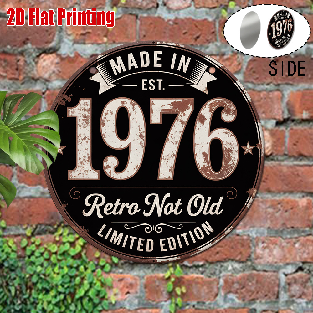 2D Flat, 1pc 1976 Vintage Meta - Vintage Collectible Plates recension och pris