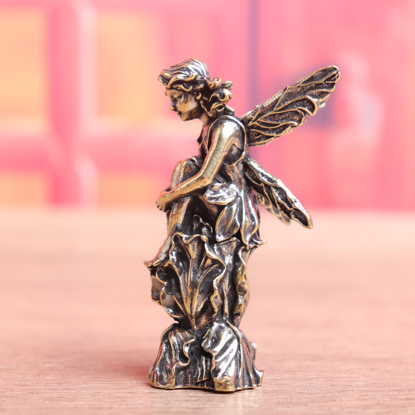 Vintage Brass Fairy Figurine F - Vintage Fairy Figurines Collectible recension och pris