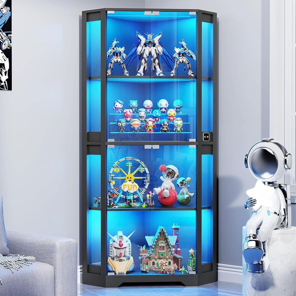 65 Illuminated Glass Display C - Collectible & Vintage Dolls For Wedding recension och pris