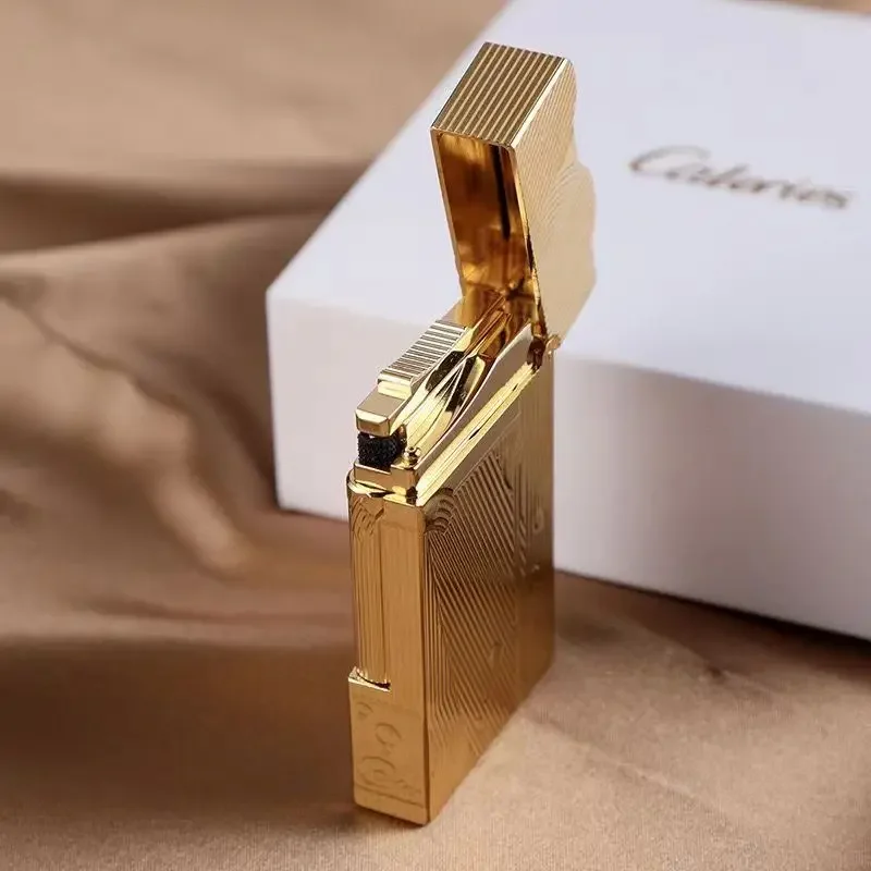 Gold Sleep Mermaid Pattern Vin - Vintage Collectible Lighters recension och pris
