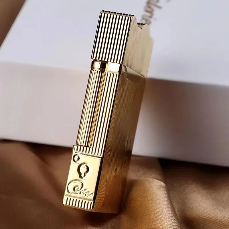 Gold Sleep Mermaid Pattern Vin - Vintage Collectible Lighters recension och pris