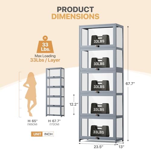 Display Cabinet, 5-Tier Displa - Collectible & Vintage Dolls For Wedding recension och pris