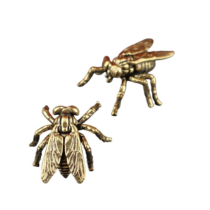 Brass Mini Insect Figurines Vi - Vintage Fairy Figurines Collectible recension och pris