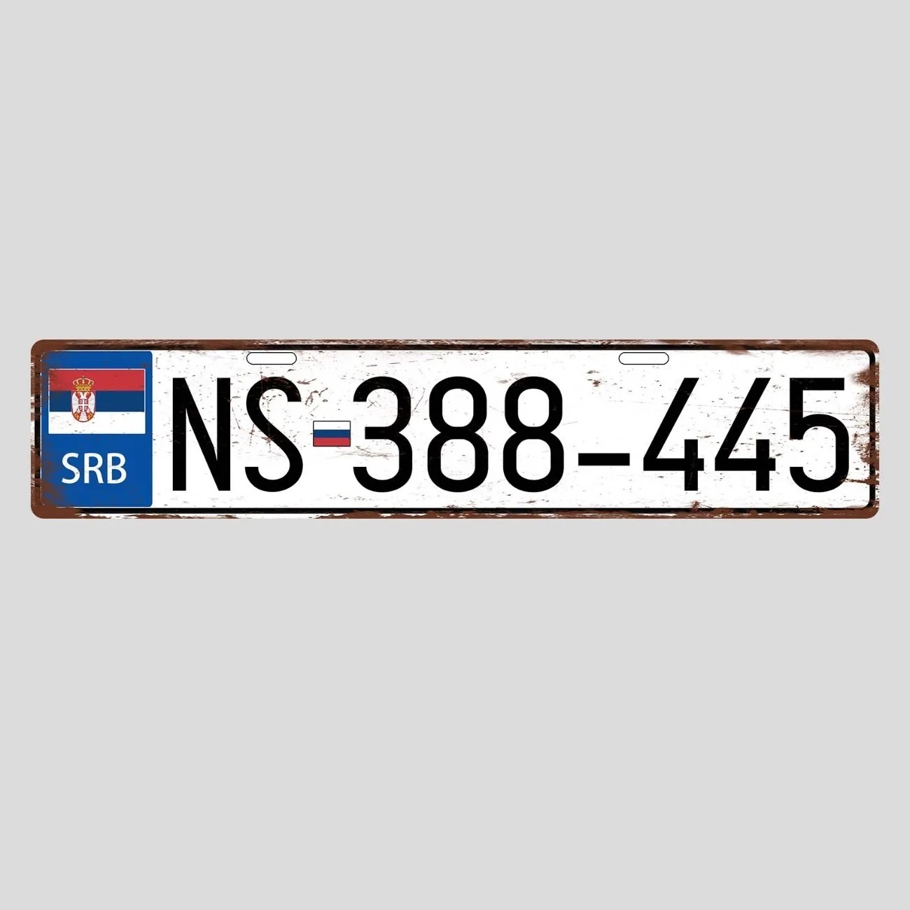 Customizable Retro Serbian Met - Vintage Collectible Plates recension och pris