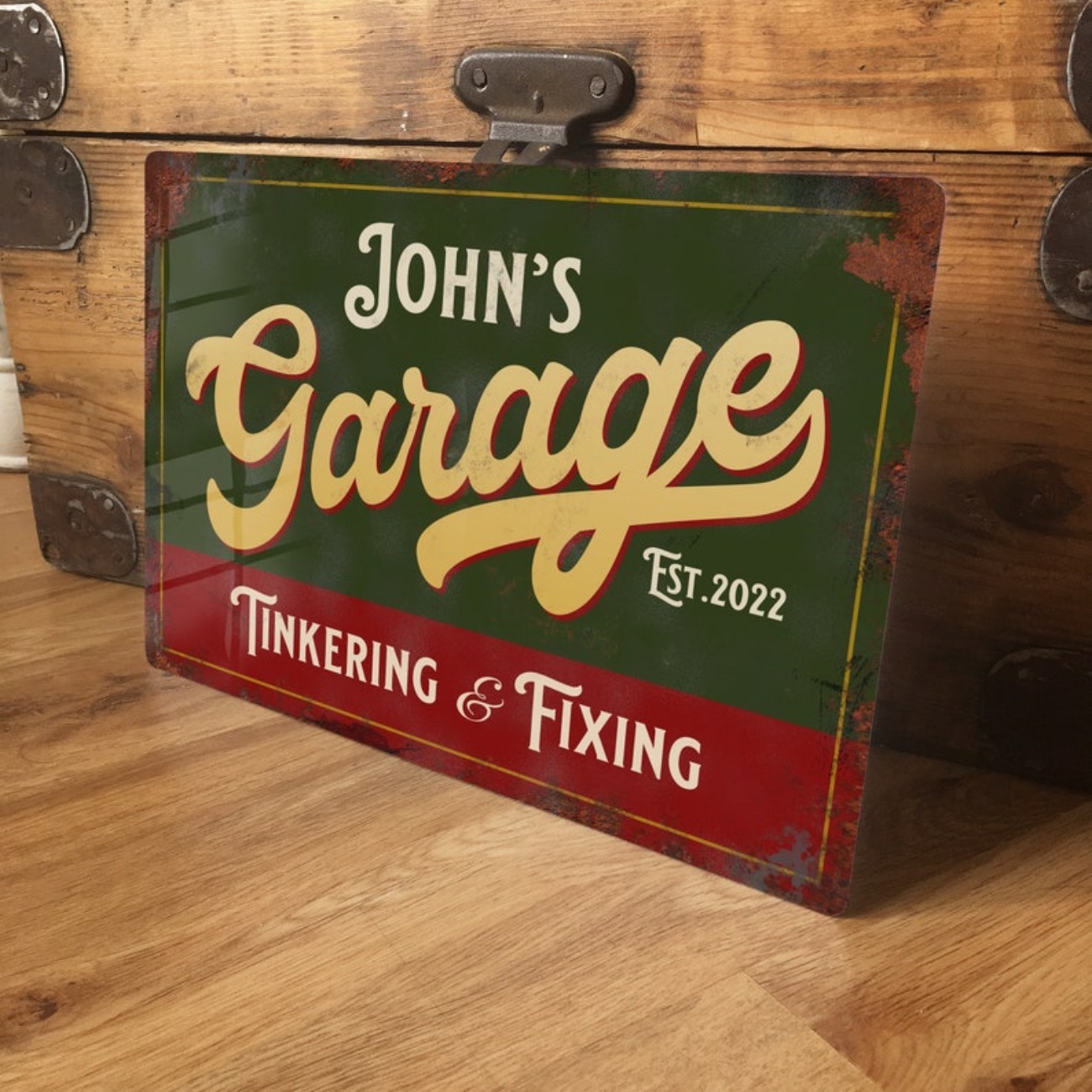 Custom Personalised Garage Met - Vintage Collectible Plates recension och pris