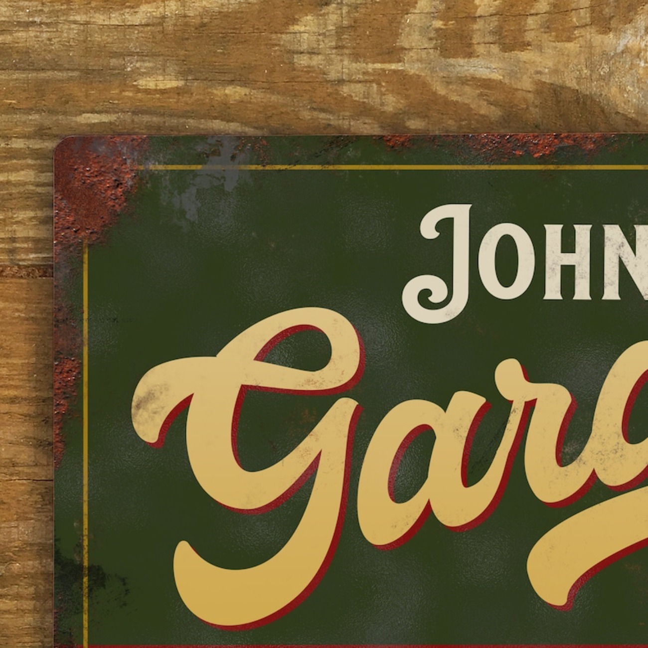 Custom Personalised Garage Met - Vintage Collectible Plates recension och pris