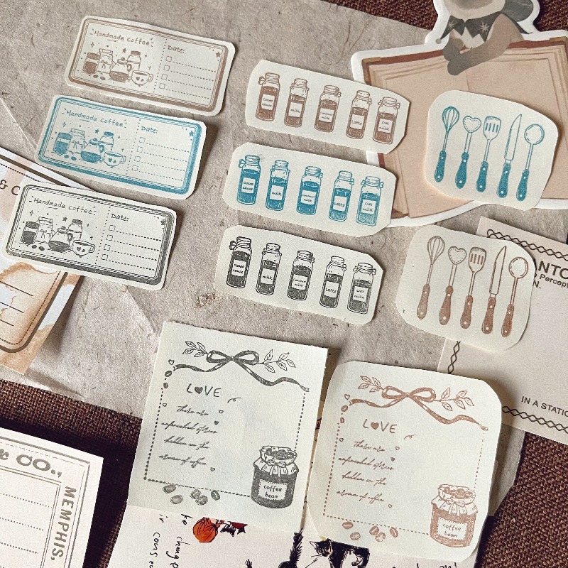 Moonlight INS Vintage Coffee T - Vintage Collectible Stamps recension och pris